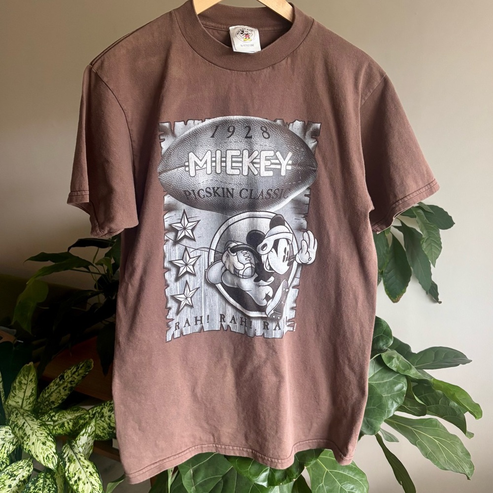 Vintage Mickey & Co 1928 Pigskin Classic Tultex Tee